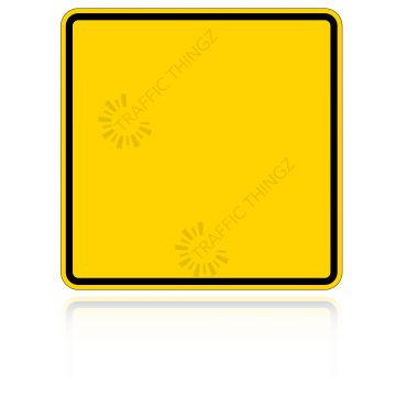 Custom Square Shape Sign